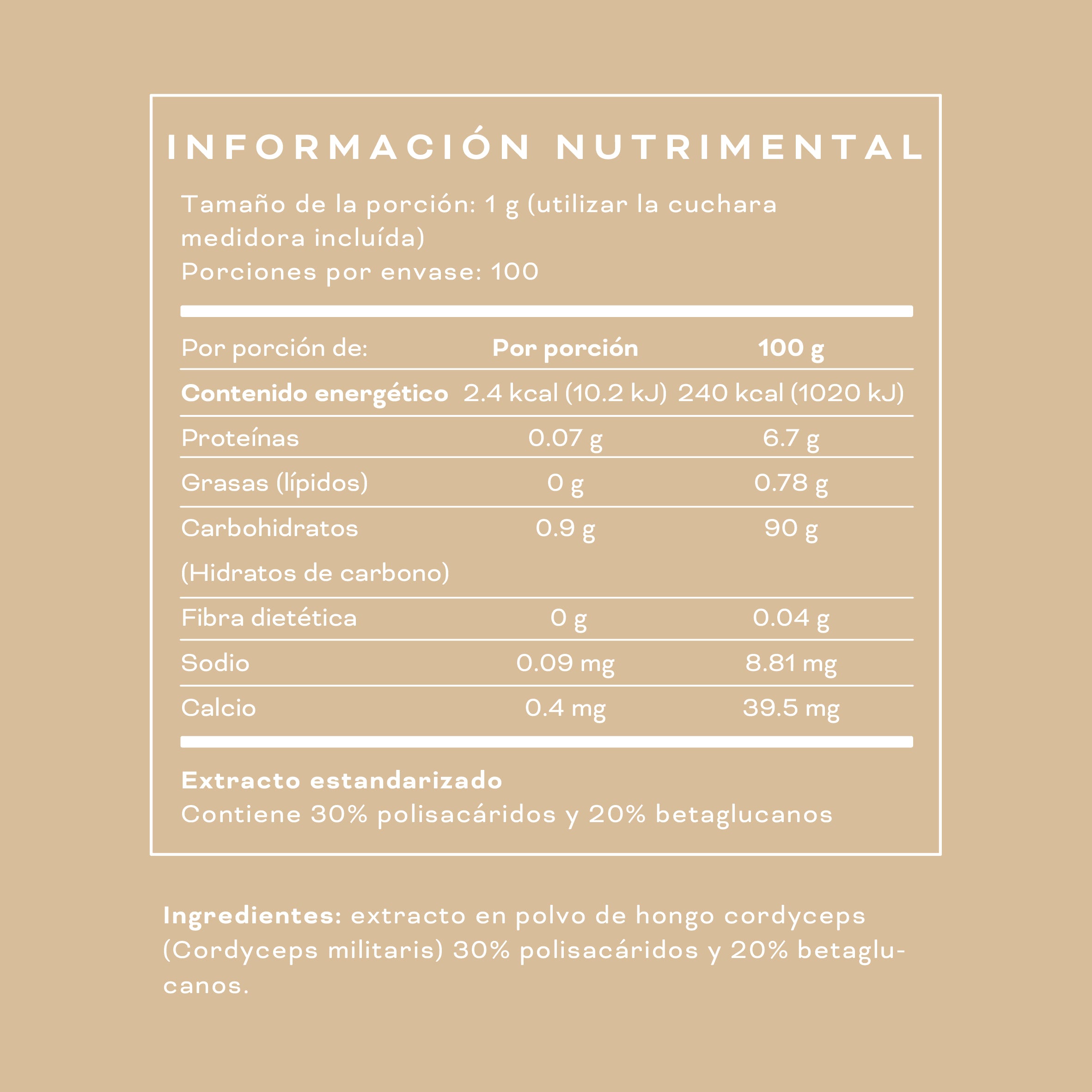 Cordyceps Extracto