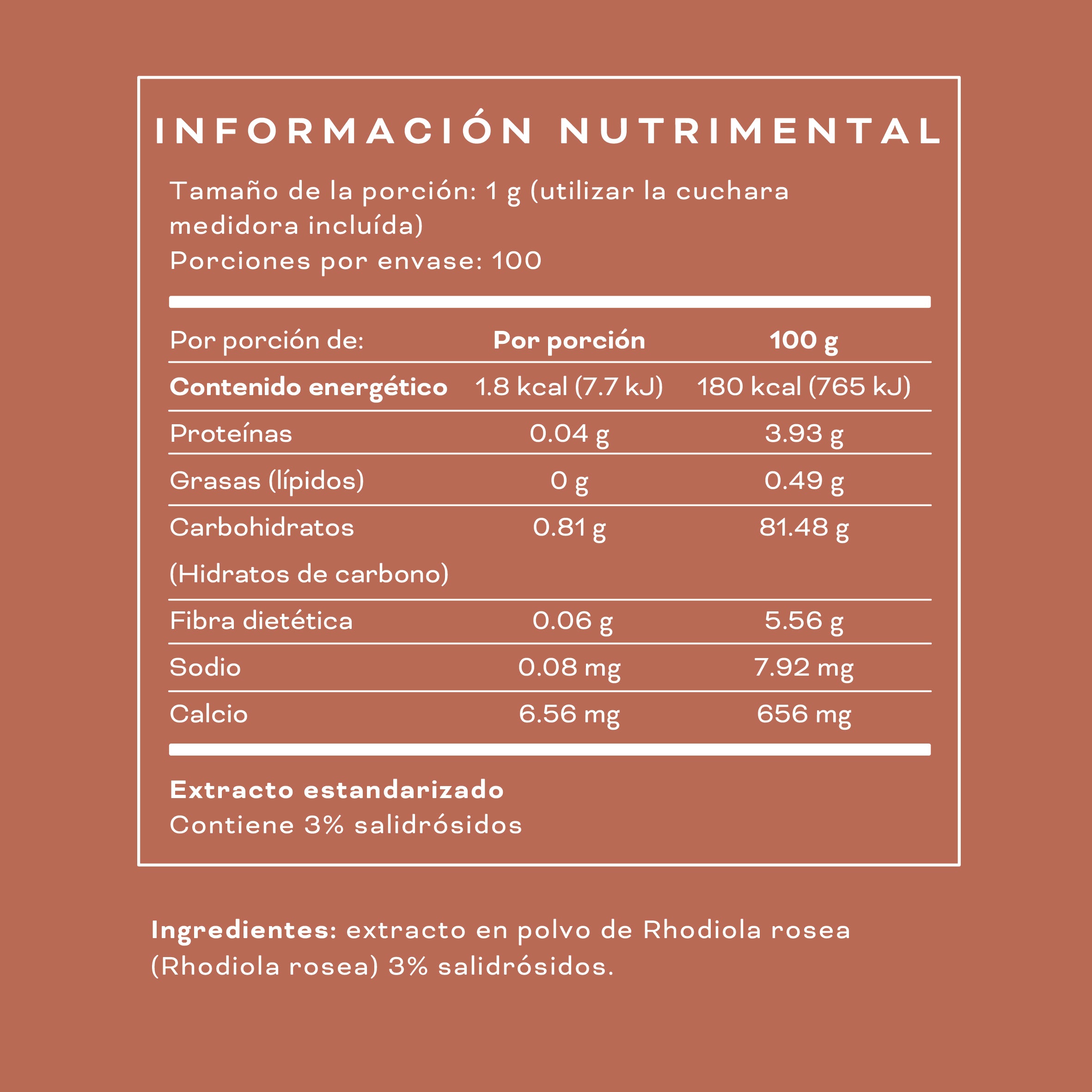 Rhodiola Rosea Extracto